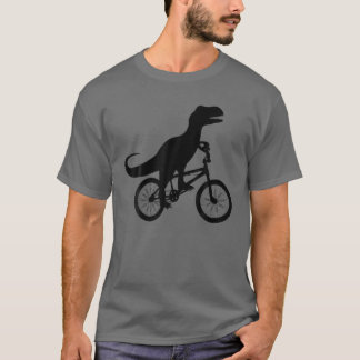 Dinosaur Riding Bike | Cute Bike-Dino Lovers T-shi T-shirt