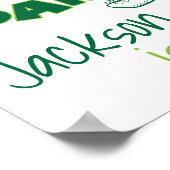 Dinosaur Roar Birthday Sign Poster (Hoek)