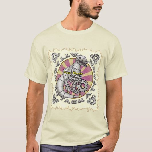 Dinosaur Robot  T-shirt (Voorkant)