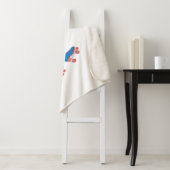 Dinosaur Roller Skating Holding Radio Sherpa Deken (In situ)