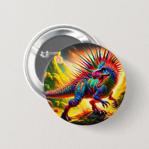 Dinosaur Ronde Button 5,7 Cm