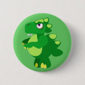 Dinosaur Ronde Button 5,7 Cm (Voorkant)
