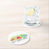 Dinosaur Ronde Kartonnen Onderzetter (Insitu)