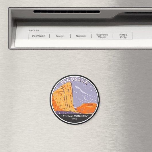 Dinosaur  rondleiding nationaal monument magneet (Insitu (Vaatwasser))