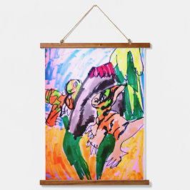 Dinosaur rotsen  hangend wandkleed
