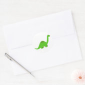 Dinosaur Round Sticker (Envelop)