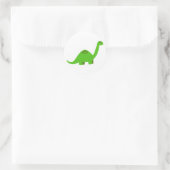 Dinosaur Round Sticker (Tas)