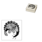 Dinosaur Rubberstempel (Gestempeld)