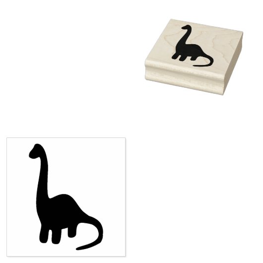 Dinosaur Rubberstempel (Gestempeld)