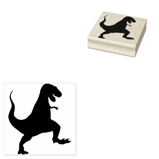 Dinosaur Rubberstempel (Gestempeld)
