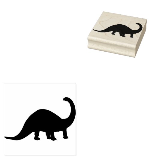 Dinosaur Rubberstempel (Gestempeld)