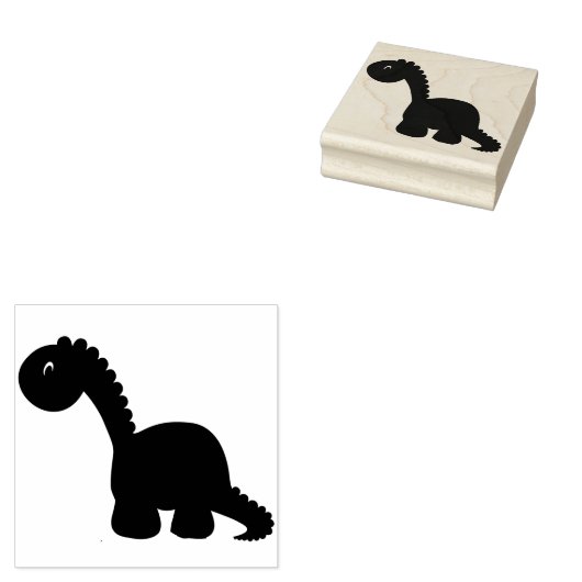 Dinosaur Rubberstempel (Gestempeld)