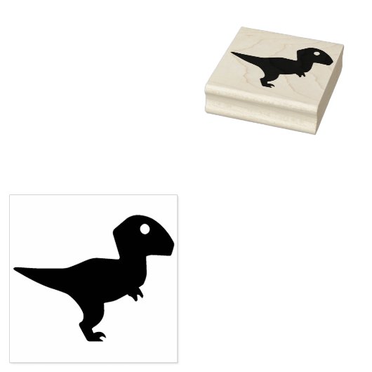 Dinosaur Rubberstempel (Gestempeld)