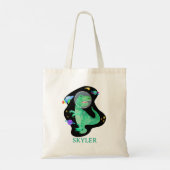 Dinosaur Ruimtevaarder Buitenruimte Tote Bag (Achterkant)