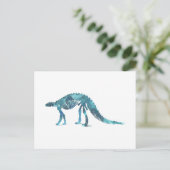 Dinosaur (Scelidosaurus) skelet Briefkaart (Staand voorkant)