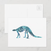 Dinosaur (Scelidosaurus) skelet Briefkaart (Voorkant / Achterkant)