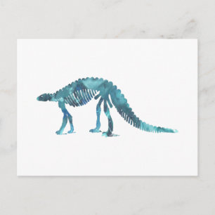 Dinosaur (Scelidosaurus) skelet Briefkaart