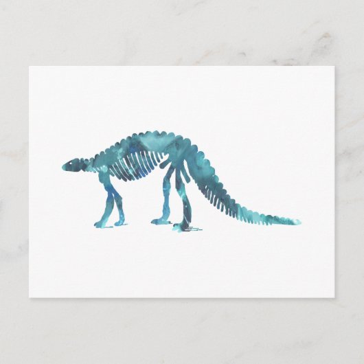 Dinosaur (Scelidosaurus) skelet Briefkaart (Voorkant)
