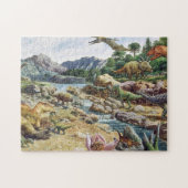 Dinosaur Scene Legpuzzel (Horizontaal)