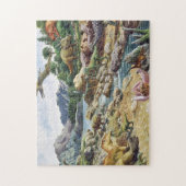 Dinosaur Scene Legpuzzel (Verticaal)