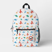 Dinosaur Schattige Custom Kind Bedrukte Rugzak (Voorkant)