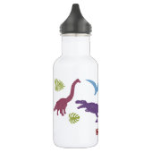 Dinosaur Schattigee Dino Kind Kind Gepersonaliseer Waterfles (Links)