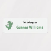 Dinosaur School Naam Labels (Design 2)