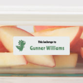 Dinosaur School Naam Labels (Aangebracht)