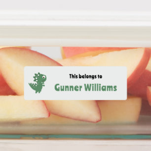 Dinosaur School Naam Labels