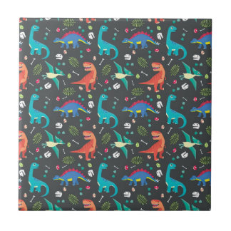 Dinosaur Seamless Pattern, Dinosaur Seamless Patte Tegeltje