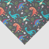 Dinosaur Seamless Pattern, Dinosaur Seamless Patte Tissuepapier (Detail)