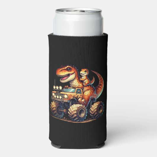 Dinosaur  seltzer blikjeskoeler (Seltzer Achterkant)