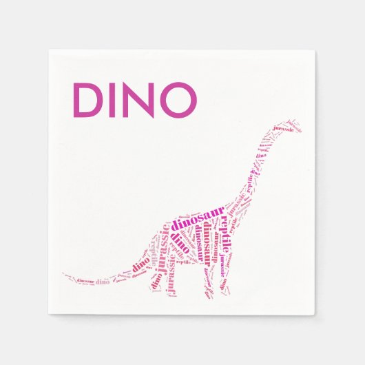 Dinosaur Servet (Voorkant)