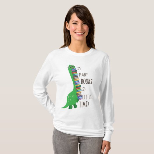 Dinosaur Shirt Gift Ideas for Book Lovers (Voorkant volledig)