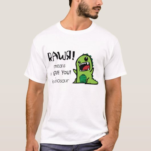 Dinosaur-shirt T-shirt (Voorkant)