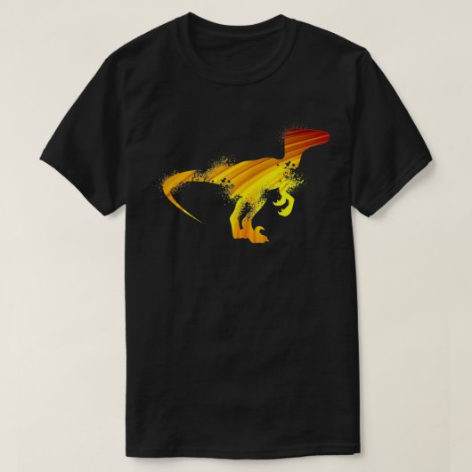 Dinosaur Silhouette Dino Graphic  Boy Toddler Velo T-shirt (Design voorkant)
