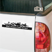 Dinosaur Silhouettes Bumpersticker (Op Truck)