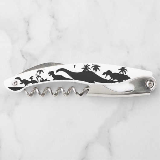 Dinosaur Silhouettes Kurkentrekker (Achterkant)