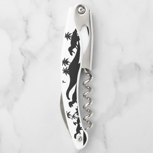 Dinosaur Silhouettes Kurkentrekker (Achterkant)