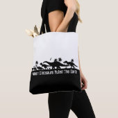 Dinosaur Silhouettes Tote Bag (Dichtbij)