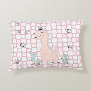 Dinosaur Simple Scandinavian Child Design Accent Kussen