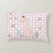 Dinosaur Simple Scandinavian Child Design Accent Kussen (Achterkant)