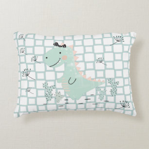 Dinosaur Simple Scandinavian Child Design Accent Kussen