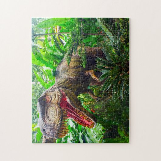 Dinosaur Singapore Zoo. Legpuzzel (Verticaal)