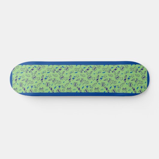 Dinosaur Skateboard (Horizontaal)