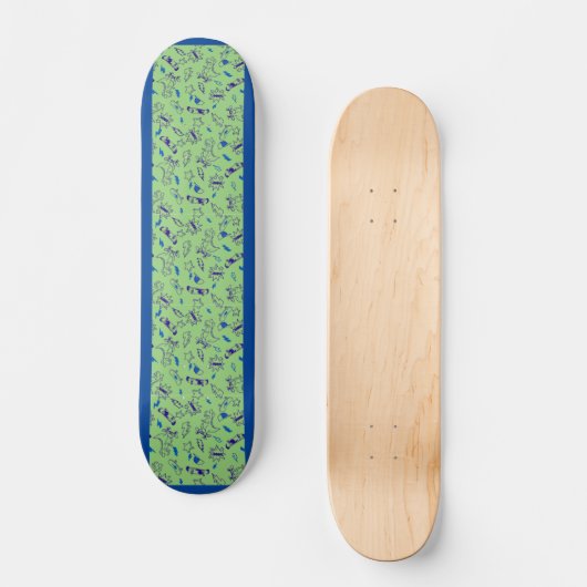 Dinosaur Skateboard (Voorkant)