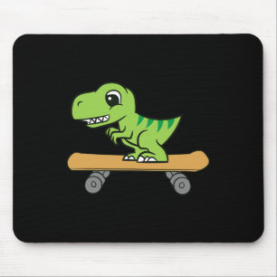 Dinosaur Skateboarden Schattige Skateboard Dinosau Muismat