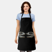 Dinosaur Skeleton Apron Schort (Gedragen)