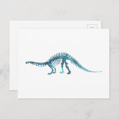 Dinosaur Skeleton Briefkaart (Voorkant / Achterkant)