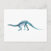 Dinosaur Skeleton Briefkaart (Voorkant)